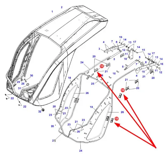 Slika Hood deflector 737500022610