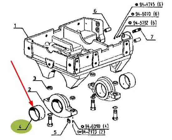 Slika Sliding bush CLAAS 7700008730