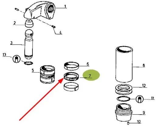 Slika Set of sealing rings 7700008892