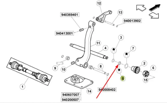 Slika Lower shaft seal 7700014287