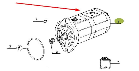 Slika Hydraulic pump 7700036351