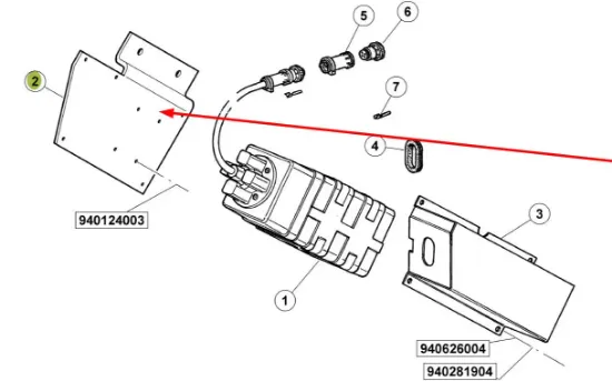 Slika Speed ​​sensor mount 7700047066