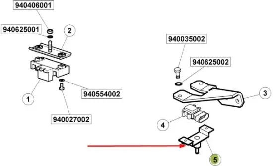 Slika Sensor mount 7700075045