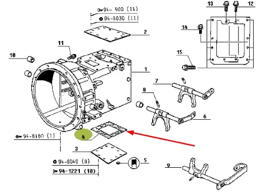 Slika Square gasket 7700670422