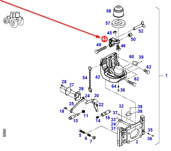 Slika Ball hitch locking pin 77702481316