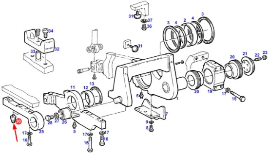 Slika Axle suspension rubber bumper 816301050070