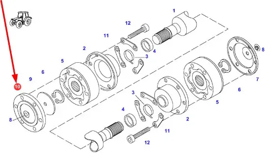 Slika Drive shaft joint flange 816301080010