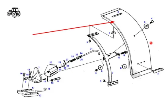 Slika Front fender 816700030020