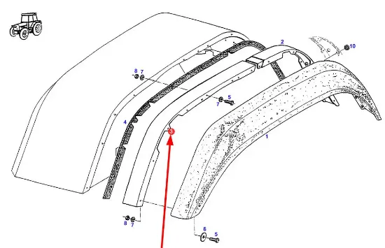 Slika Fender extension 816700051010