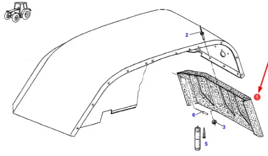 Slika Left fender extension 816700060010