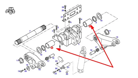 Slika Rear linkage bushing 816860030040