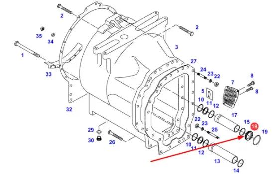 Slika Drive spacer sleeve 822100050050