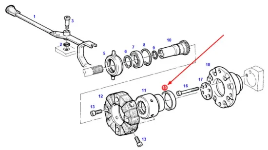 Slika Gearbox spacer sleeve 822100200060