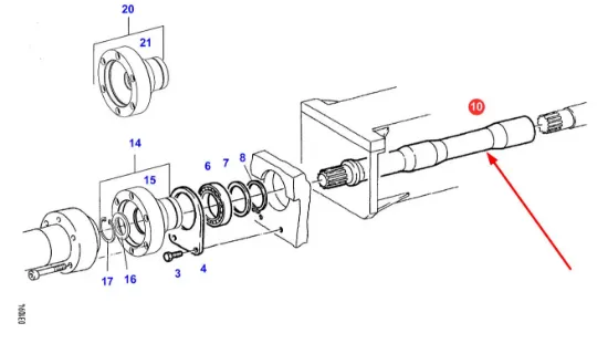 Slika Drive shaft 822100320050