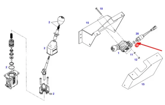 Slika Handbrake valve choke 842810290010