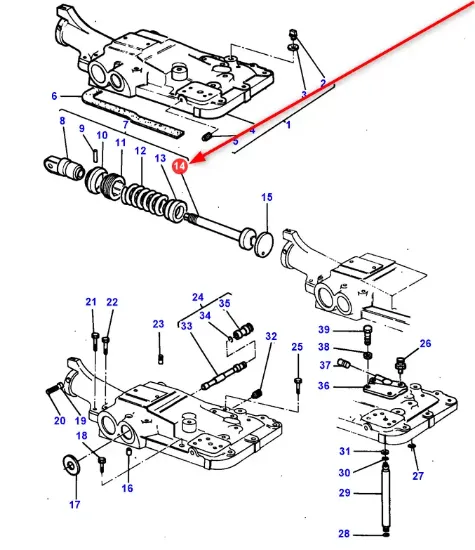 Slika Power adjustment pin 886348M2