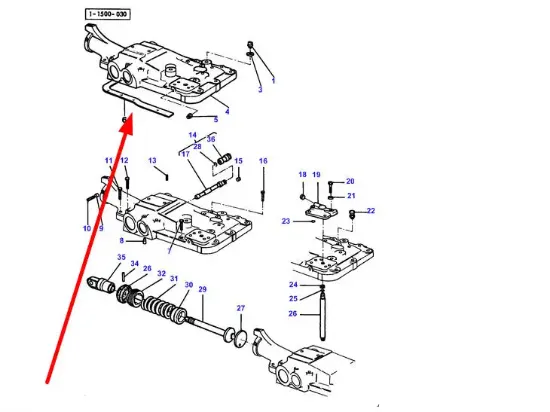 Slika Lifter cover gasket 886549M2