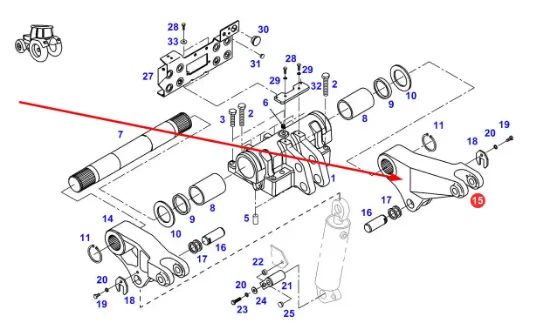 Slika Right lift arm 903860030021