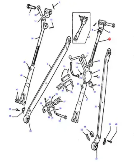 Slika Suspension shaft 907980M1