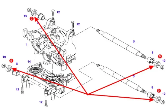 Slika Vario gearbox suspension bush 916100630030