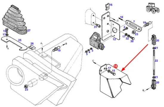 Slika Sensor cover 916921100050