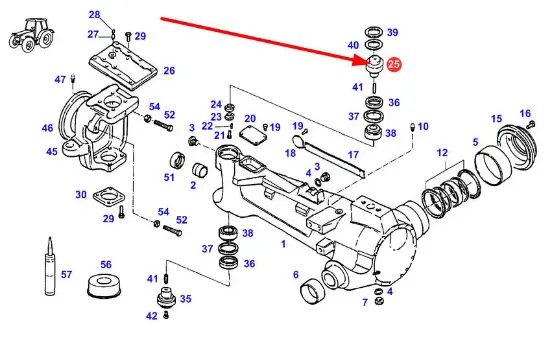 Slika Axle kingpin 926301020020