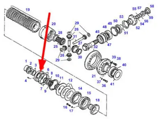 Slika Axle drive piston 926301020650