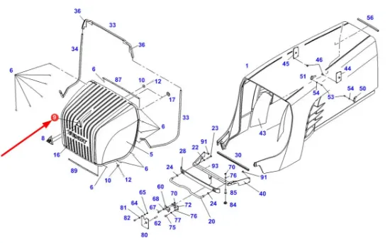 Slika Brand emblem mounting bracket 930500022890