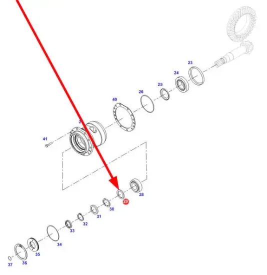 Slika Attack shaft spacer 3,3 931303180610