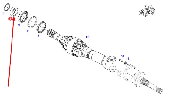 Slika Drive shaft sleeve 931303220071