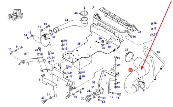 Slika Rear axle housing 931304210090