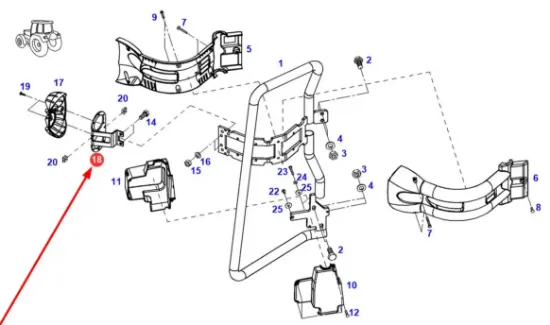 Slika Turn signal mount 931502170850