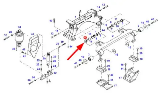 Slika Frame base bearing bush 931502200070