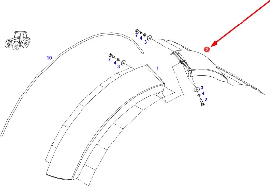 Slika Fender extension 931700052041