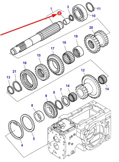 Slika Gearbox shaft bushing 979469M1