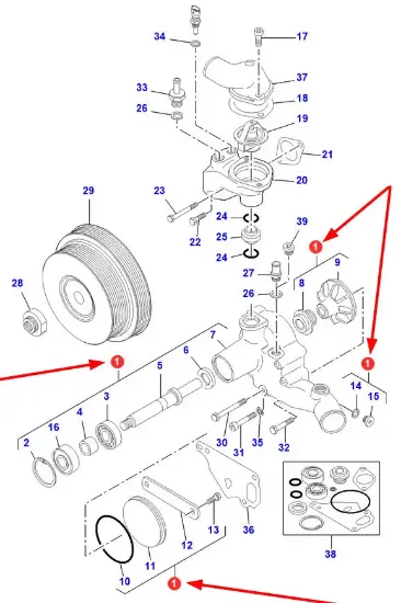 Slika Water pump ACP0743080