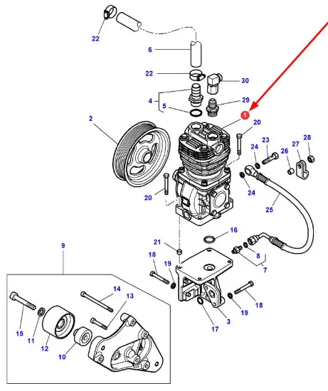 Slika Air compressor ACW2874760