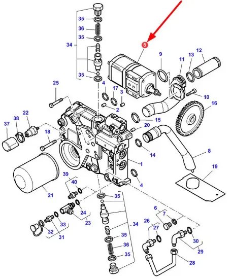 Slika Hydraulic pump B110360