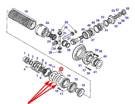 Slika Differential spacer 0,2mm B1252