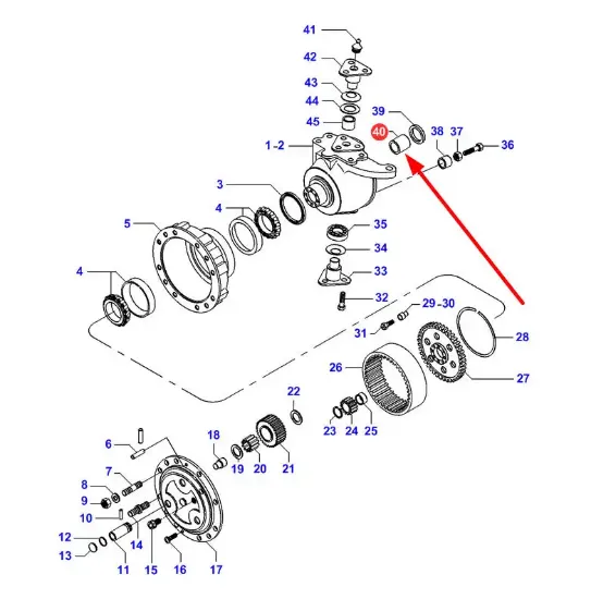 Slika Drive Shaft Bushing 35 X 39 X 35 CI109972