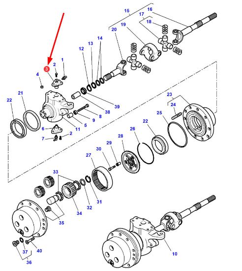 Slika Carraro CI133084 upper kingpin