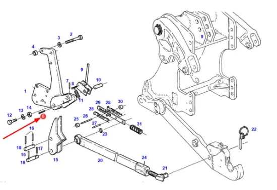 Slika Straight pin 6.3 x 80 DIN94-6.3X80