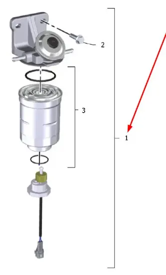 Slika Fuel filter complete ED0037302160-S