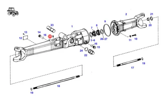 Slika Front axle breather F139100050090