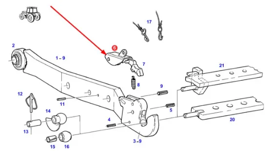 Slika Lower linkage protection F145873060020