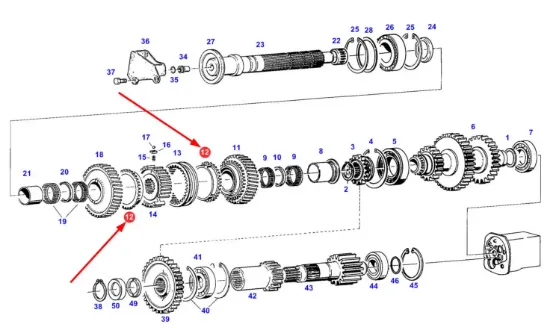 Slika Gearbox synchronizer ring F178100080121