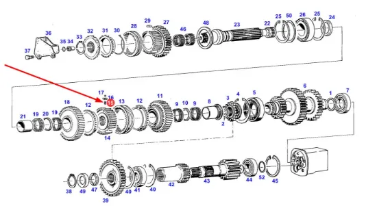 Slika Synchronizer stone spring F178100080180