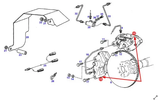 Slika Brake cylinder repair kit with piston F178107070080T