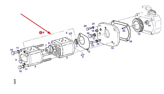 Slika Rexroth F178940010070 hydraulic pump