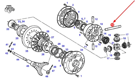 Slika Differential pin F180100010201